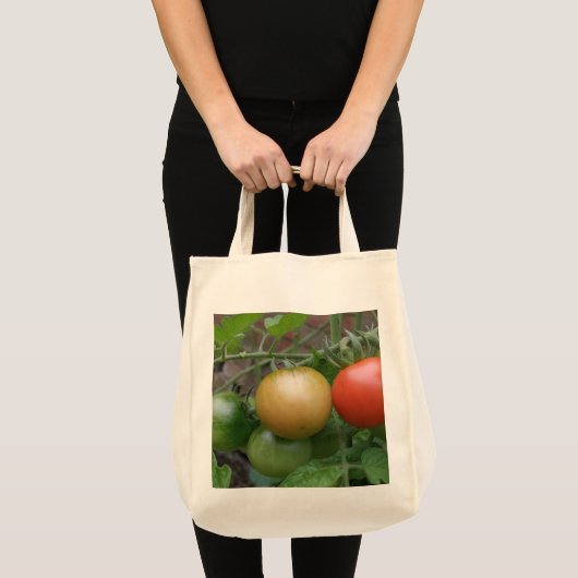 Traffic Lights Tomatoes Organic Grocery Tote Bag (Devant (produit))