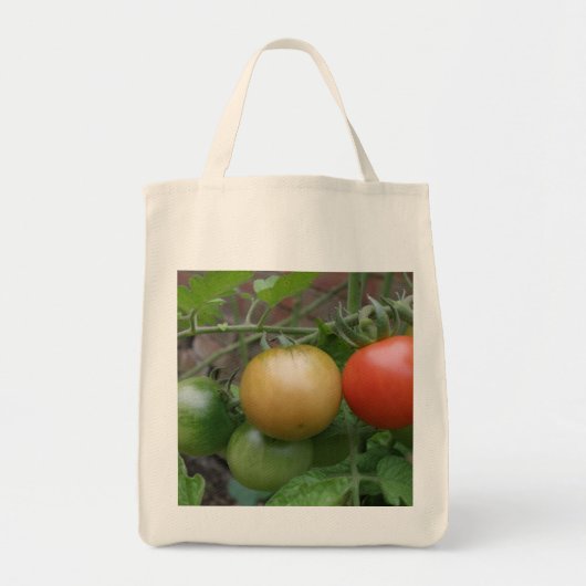 Traffic Lights Tomatoes Organic Grocery Tote Bag (Devant)