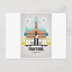 TRAFFORD, MANCHESTER BRIEFKAART