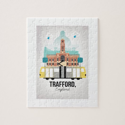 TRAFFORD, MANCHESTER LEGPUZZEL (Verticaal)