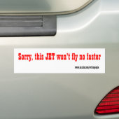 Trage bumpersticker (Op auto)