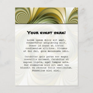 Trage centrifuge - Fractale kunst Flyer