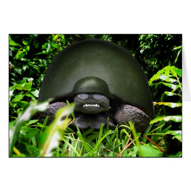 Trage Commando - Legerschildpad (Voorkant Horizontaal)