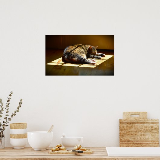 Trage dagen, poster (Keuken)