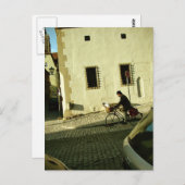 Trage fietsen met je hond briefkaart (Voorkant / Achterkant)