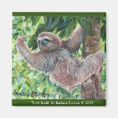 "Trage glimlach" Magneet (Voorkant)