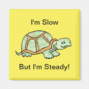 Trage maar steadyturale schildpad magneet