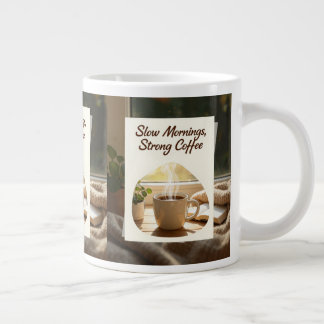 Trage ochtenden Sterke koffie Knus koffiemok Extra Grote Beker