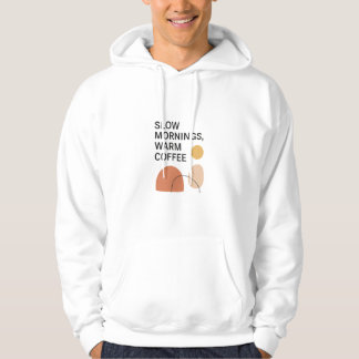 Trage Ochtenden Warme Koffie Esthetiek Hoodie
