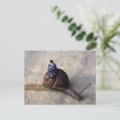 Trage reis briefkaart (Staand voorkant)