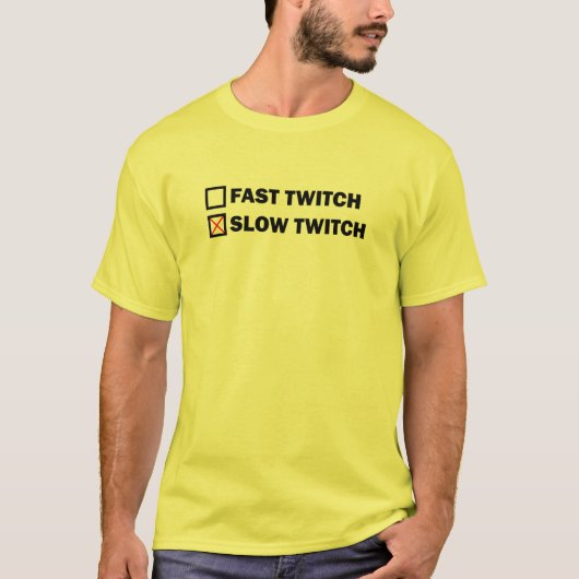 Trage Twitch T-shirt (Voorkant)