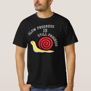Trage Vooruitgang Is Toch Vooruitgang SlakInspirer T-shirt
