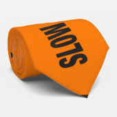 Trage waarschuwing stropdas (Opgerold)