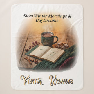 Trage Winterochtenden Grote Dromen Koffie Planner Sherpa Deken
