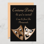 Tragedie en comedy kaart (Voorkant / Achterkant)