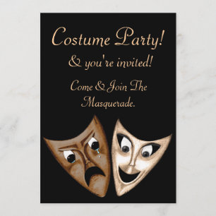 Tragedie en comedy kaart