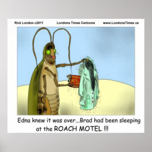 Tragedie @ Roach Motel Grappige Posters