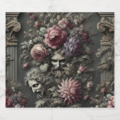 Tragedy Chorus - Gotisch Victoriaans ontwerp Bier Etiket (Enkel label)