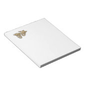 Tragummaskers van theater Golden Comedy Notitieblok (Schuin)