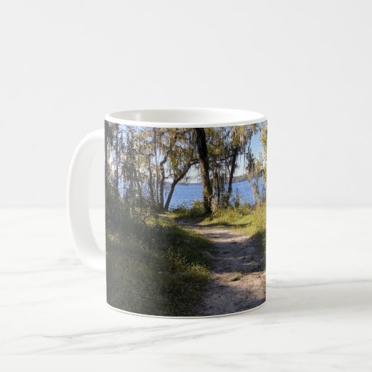 Trail bij de rivier koffiemok (Voorkant links)