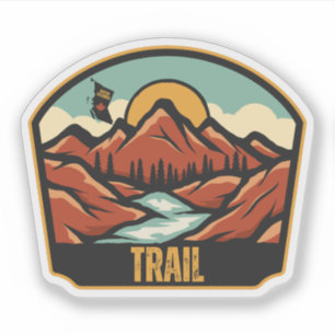Trail, Brits-Columbia Sticker