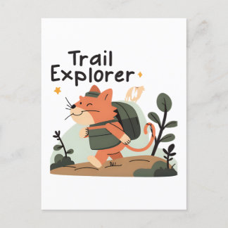 Trail Explorer Cat – Briefkaart