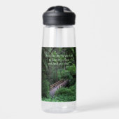 Trail in Forest John Muir Quote Waterfles (Voorkant)