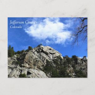 Trail in Jefferson County, Colorado Briefkaart