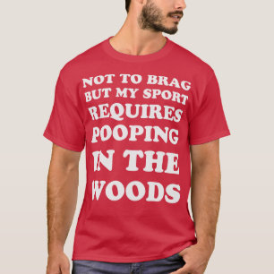 Trail lopen niet om op te scheppen, maar mijn spor t-shirt