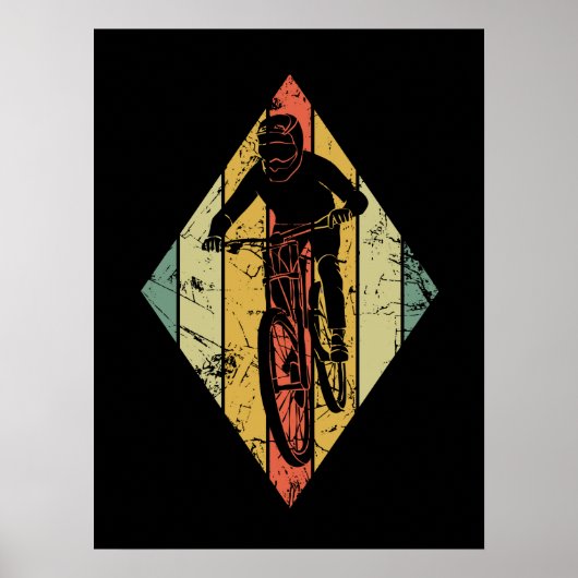 Trail Mountain Biker Poster (Voorkant)