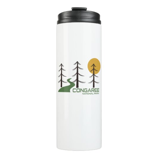 Trail Nationaal Park Congaree Thermosbeker (Voorkant)