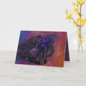 Trail of Stars Paard Kaart (Gele Bloem)