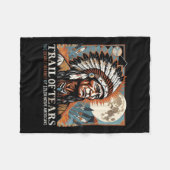 Trail Of Tears Memorial Native American  Fleece Deken (Voorkant (Horizontaal))