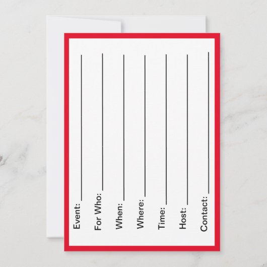 Trail Riding 5 Invitation (Dos)