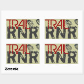 TRAIL RNR RECHTHOEKIGE STICKER (Vel)
