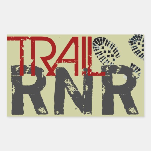 TRAIL RNR RECHTHOEKIGE STICKER (Voorkant)