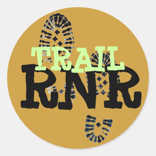 TRAIL RNR RONDE STICKER (Voorkant)