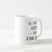 Trail Runner Runner Runner Gift Idea Coffee Mug (Devant droit)