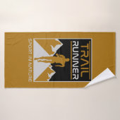 Trail Runner Sport Dans La Nature (Serviette de bain)