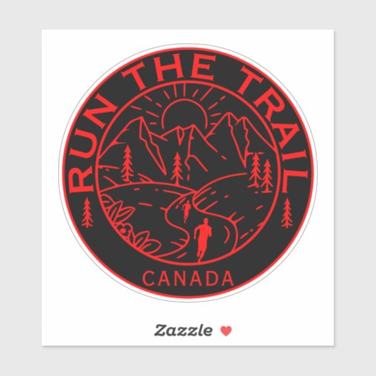 Trail Running Canada Sticker (Vel)
