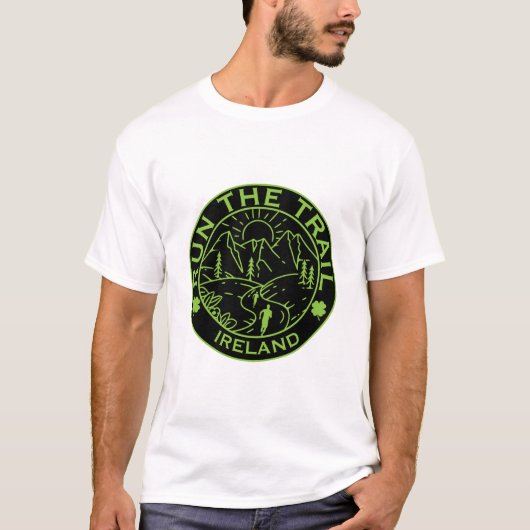 Trail Running Ierland T-shirt (Voorkant)