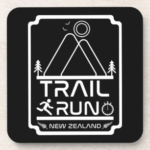 Trail Running Nieuw-Zeeland Bier Onderzetter
