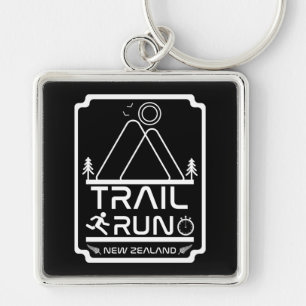 Trail Running Nieuw-Zeeland Sleutelhanger
