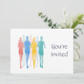 Trail Running Racing Runner Thema Verjaardag Kaart (Staand voorkant)