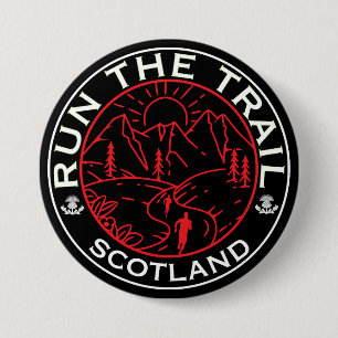 Trail Running Schotland Ronde Button 7,6 Cm