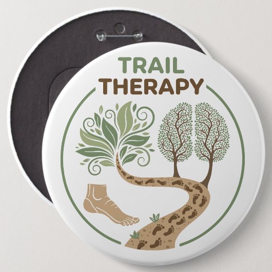 Trail Therapy Ronde Button 6,0 Cm (Voorkant /achterkant)