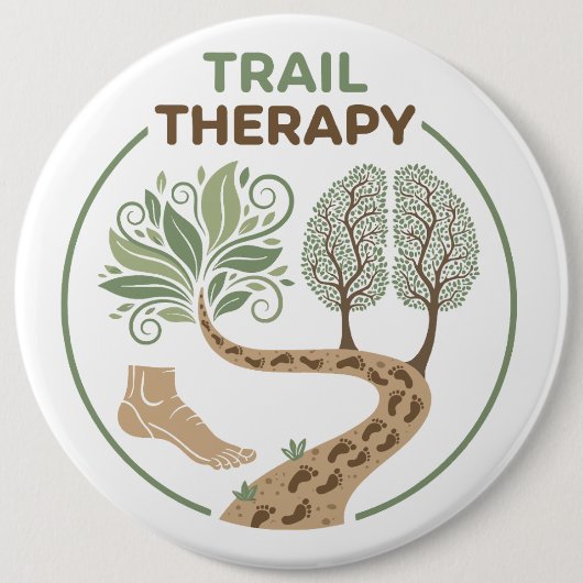 Trail Therapy Ronde Button 6,0 Cm (Voorkant)