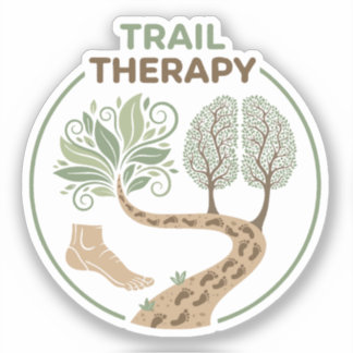 Trail Therapy Sticker
