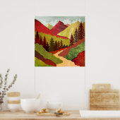 Trail To The Sky Poster (Keuken)