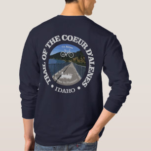 Trail van de Coeur d'Alene (fietsen c) T-shirt